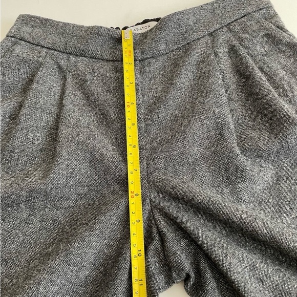 Aritzia Babaton Cohen Wool Blend Cropped Ankle Pant in Charcoal - Picture 13 of 15